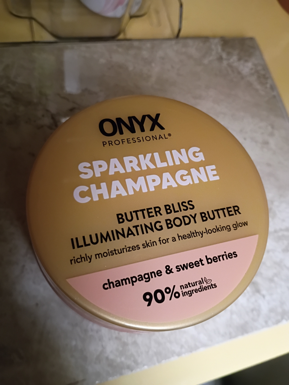 Onyx Sparkling Champagne Butter Bliss Body Butter - Gold, Pink